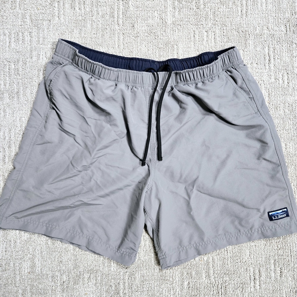 L.L. Bean Gray Athletic Shorts Lightweight and Comfortable